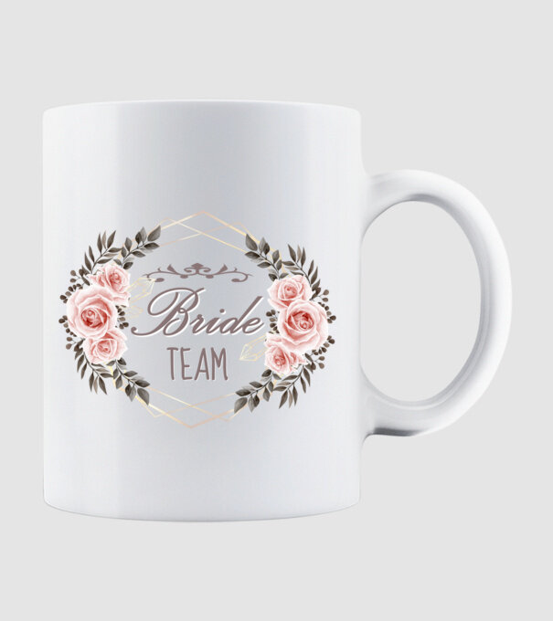 Vintage Bride team model alb pe tricou