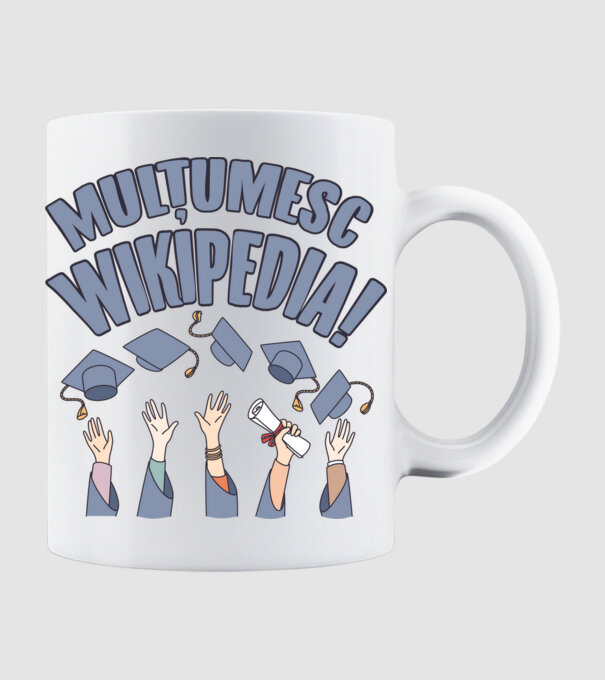 Wikipedia model alb pe tricou