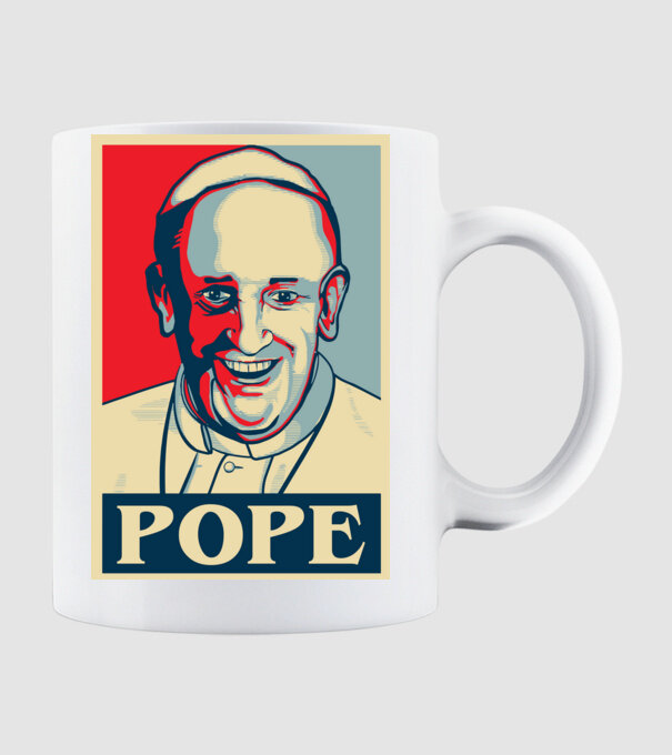 Poster Papa model alb pe tricou