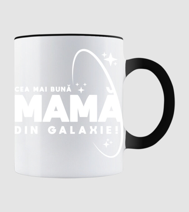 Cea mai bună bunică din Galaxie! model negru pe tricou