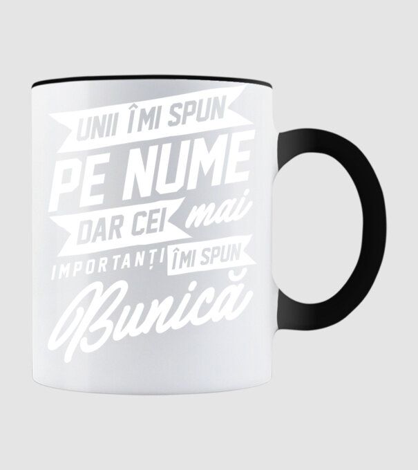 Unii îmi spun pe nume, dar cei mai importanți îmi spun bunică model negru pe tricou