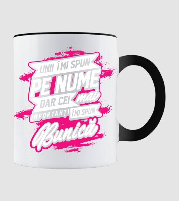 Unii îmi spun pe nume, dar cei mai importanți îmi spun bunică model negru pe tricou