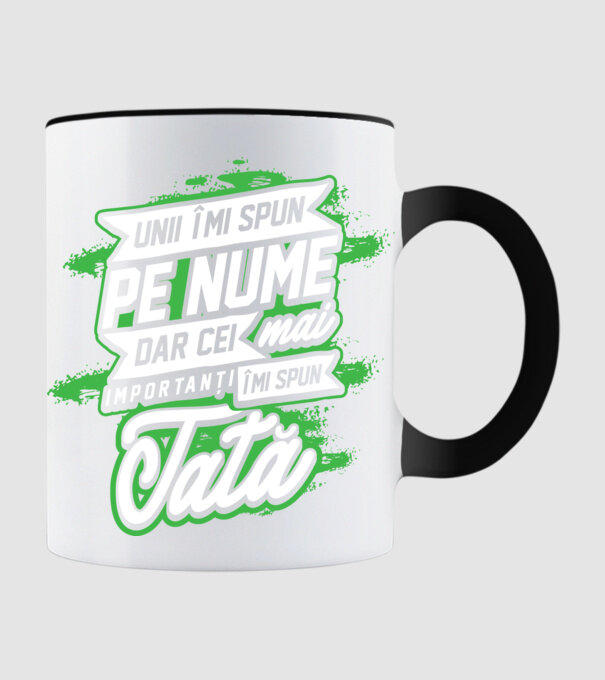 Unii îmi spun pe nume, dar cei mai importanți îmi spun tată model negru pe tricou