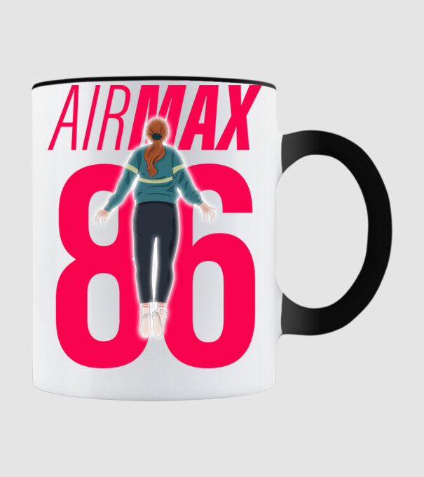 air max 86 stranger things model negru pe tricou