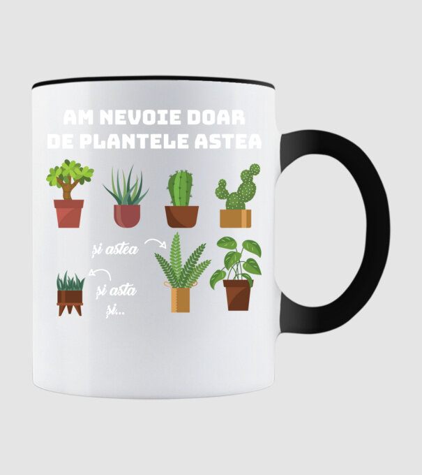 am nevoie doar de plantele astea model negru pe tricou