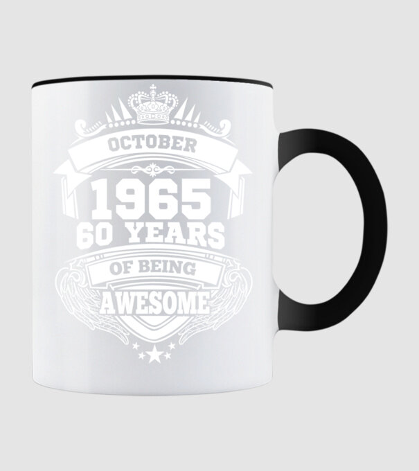 Awesome being of october 1965 model negru pe tricou