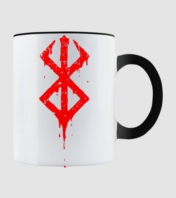 Berserk logo model negru pe tricou