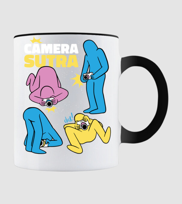 Camera sutra 2 model negru pe tricou