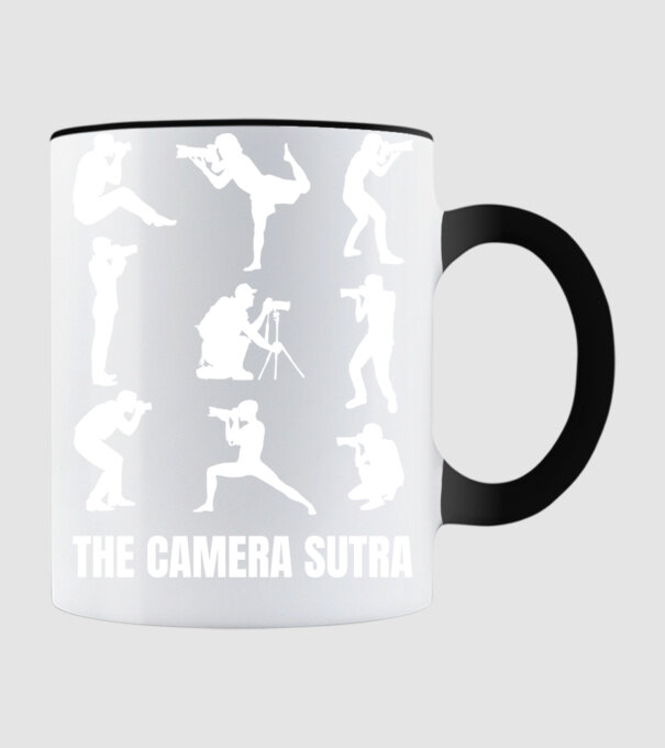 Camera sutra model negru pe tricou