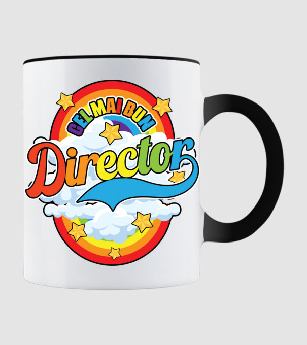 Cel mai bun director model negru pe tricou