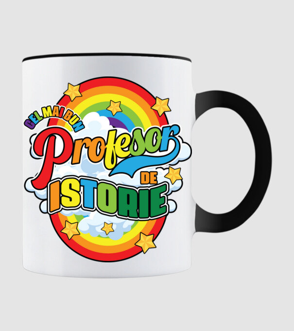 Cel mai bun profesor de istorie model negru pe tricou