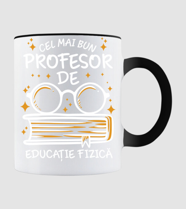 Cel mai bun profesor educație fizică D2782032 model negru pe tricou
