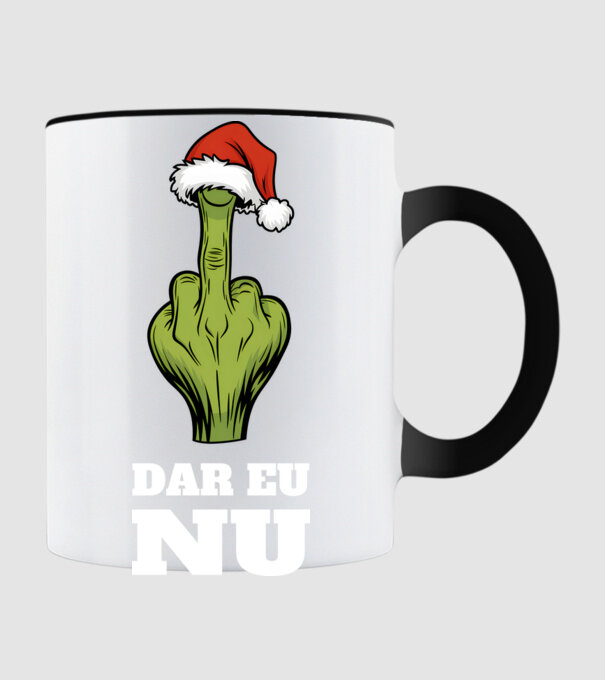 Dar eu NU Negru model negru pe tricou