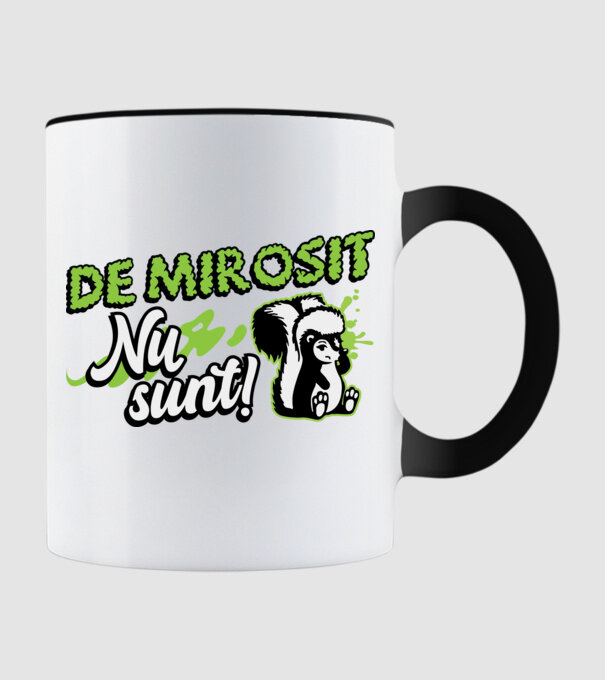 De mirosit nu sunt model negru pe tricou
