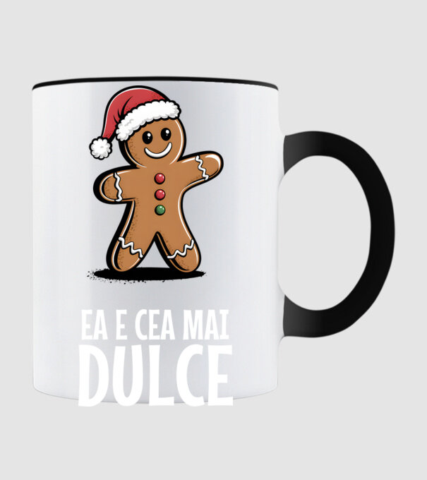 Ea e cea mai dulce Negru model negru pe tricou