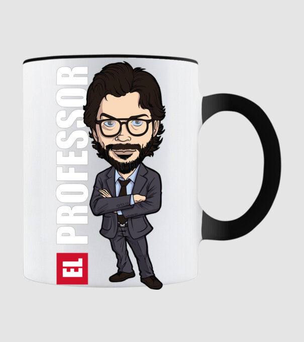 el professor drawing model negru pe tricou