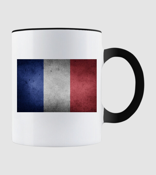 FRANCE model negru pe tricou