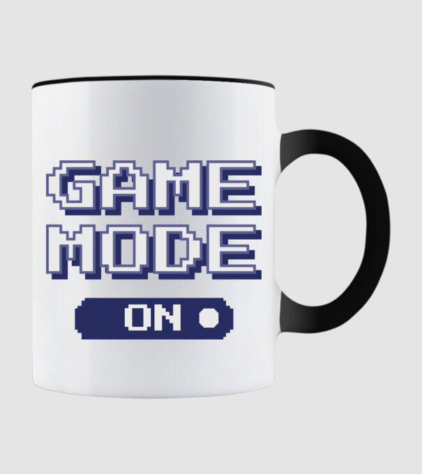 Gamer - Game mode on model negru pe tricou