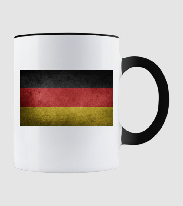 GERMANY model negru pe tricou