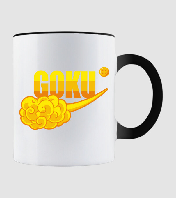 goku cloud model negru pe tricou