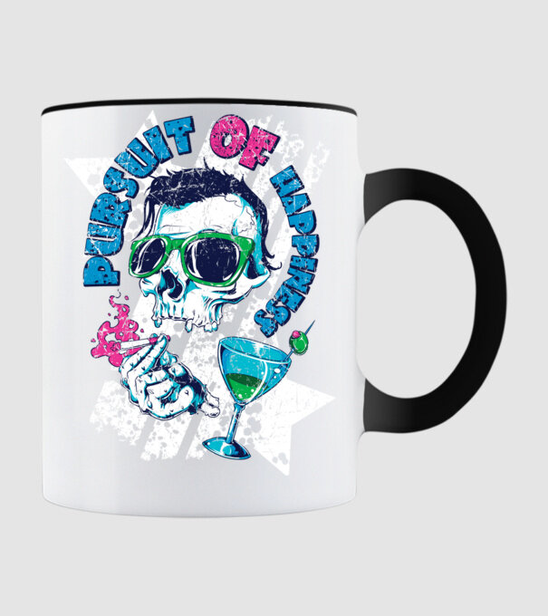 Graffiti model negru pe tricou