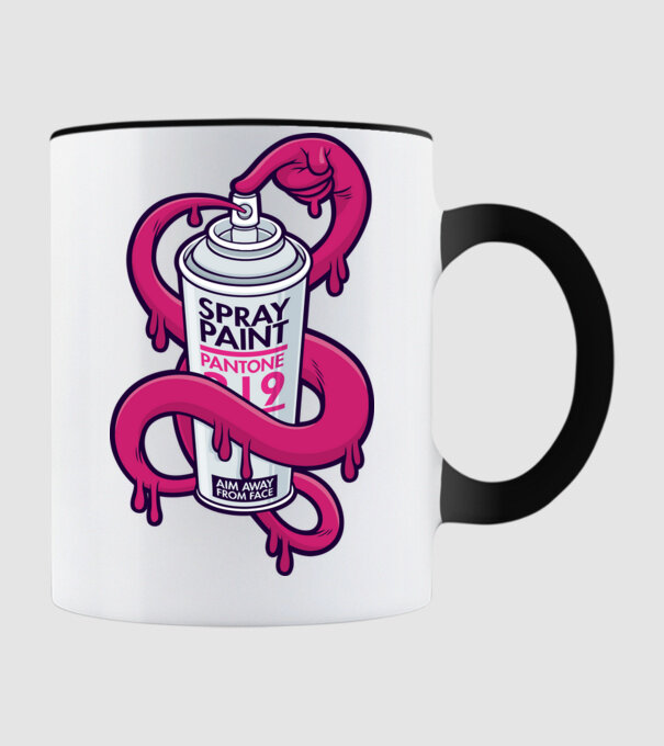 Graffiti model negru pe tricou