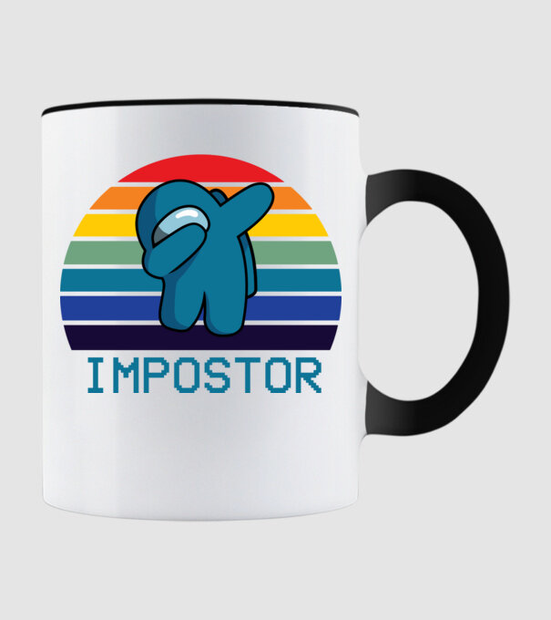 Impostor model negru pe tricou