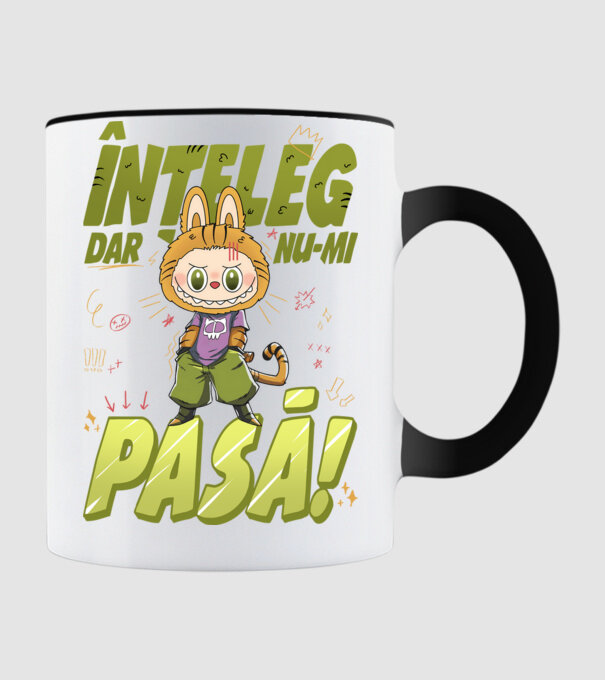 Înțeleg dar nu-mi pasă! model negru pe tricou