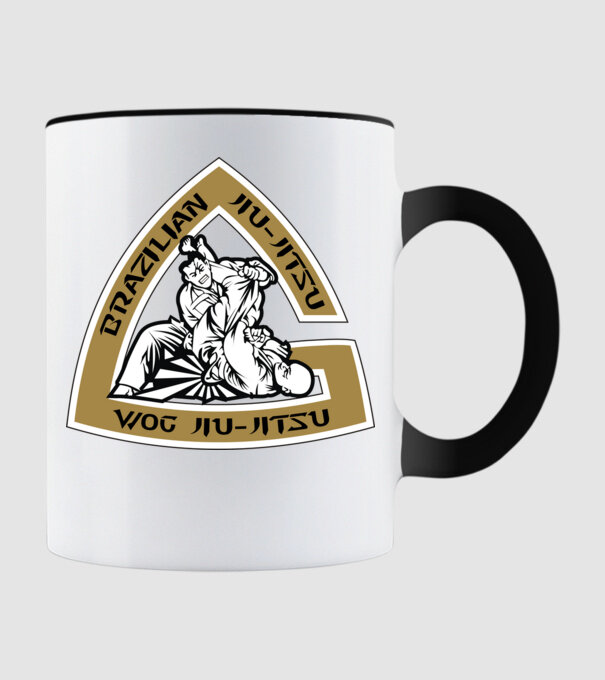 Jiu Jitsu model negru pe tricou