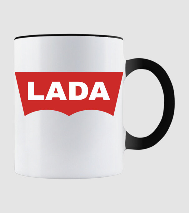Lada Levis model negru pe tricou
