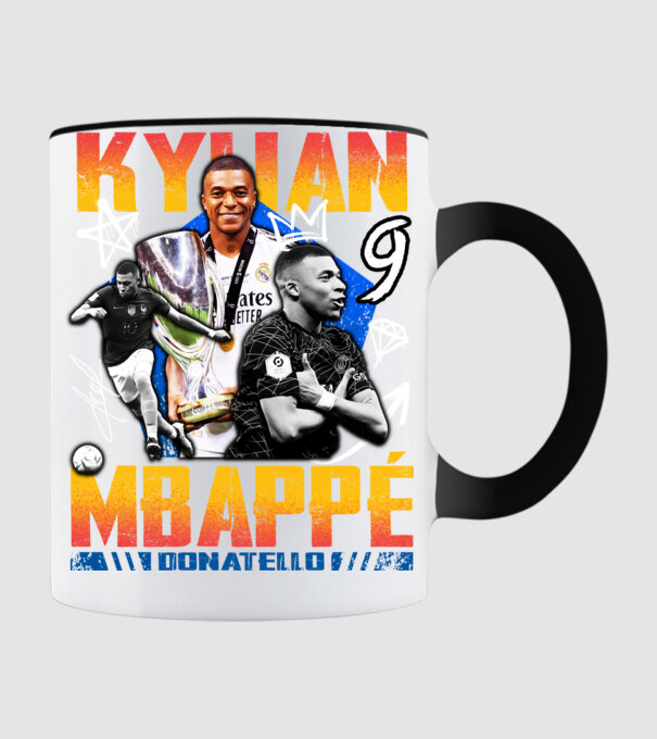 Mbappé tribute model negru pe tricou