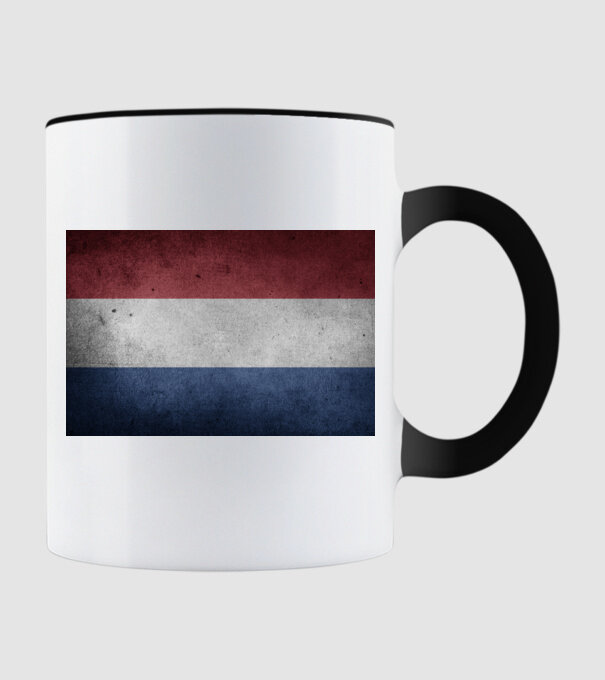 NETHERLANDS model negru pe tricou