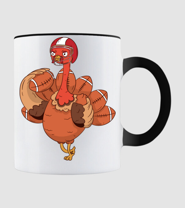 Player Turkey model negru pe tricou