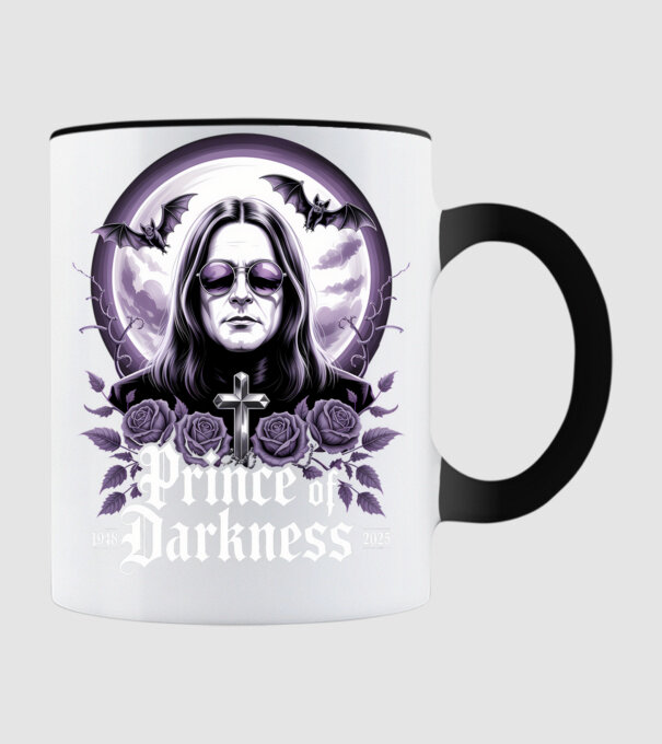 Prince of Darkness model negru pe tricou