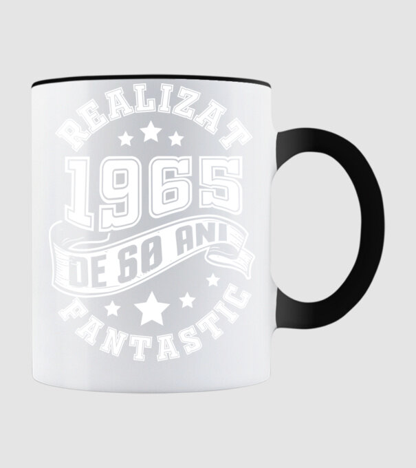 Realizat de fantastic - 1965 model negru pe tricou