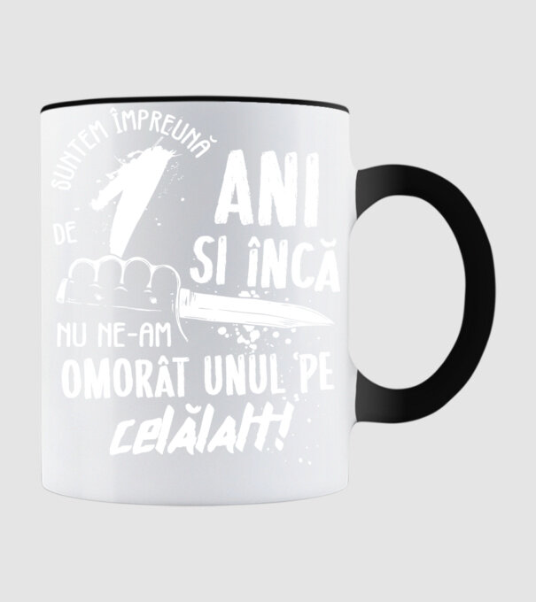 Suntem împreună de 1 ani model negru pe tricou