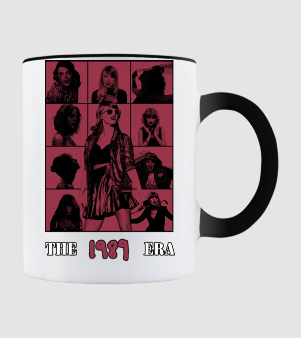 Taylor Swift ERAS red model negru pe tricou