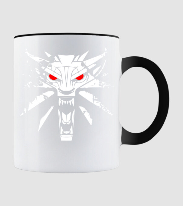 Witcher model negru pe tricou