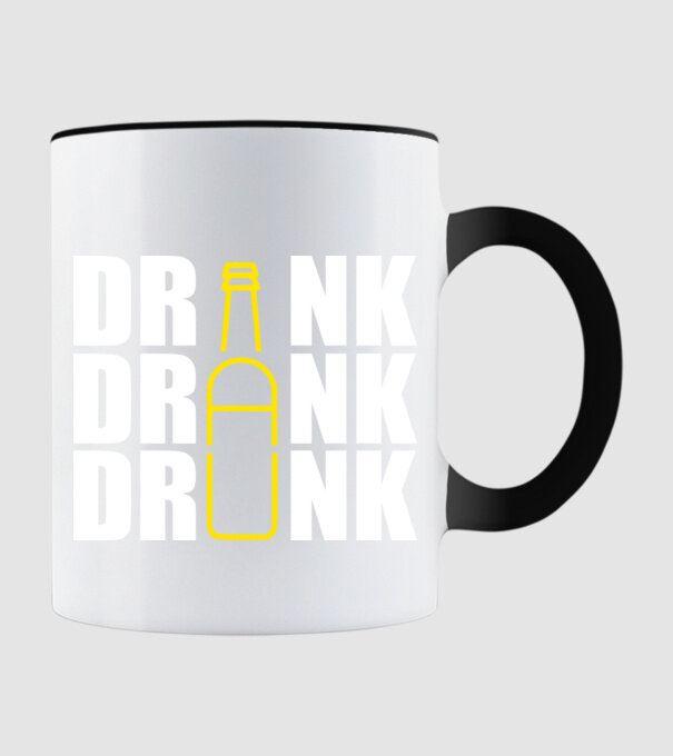 Drink drank drunk model negru pe tricou