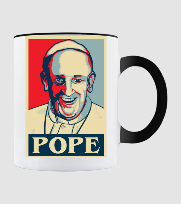 Poster Papa model negru pe tricou