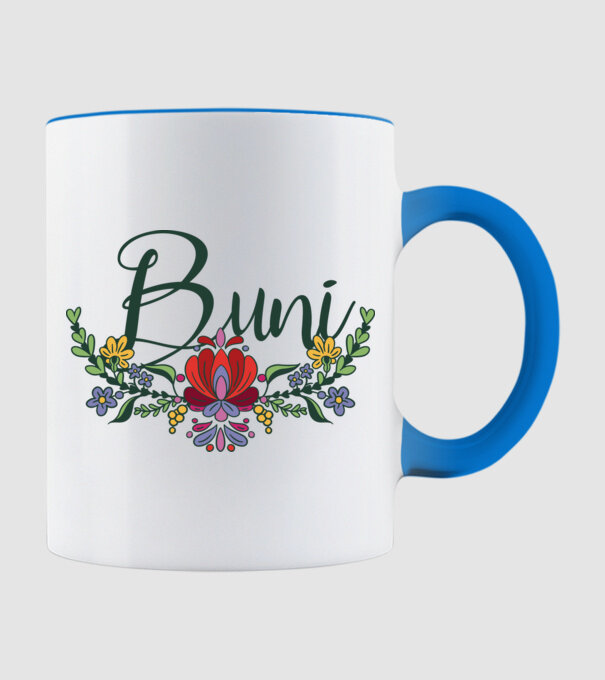 Buni model albastru deschis pe tricou