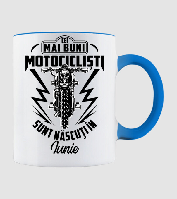 Cei mai buni motocicliști sunt născuți în Iunie model albastru deschis pe tricou