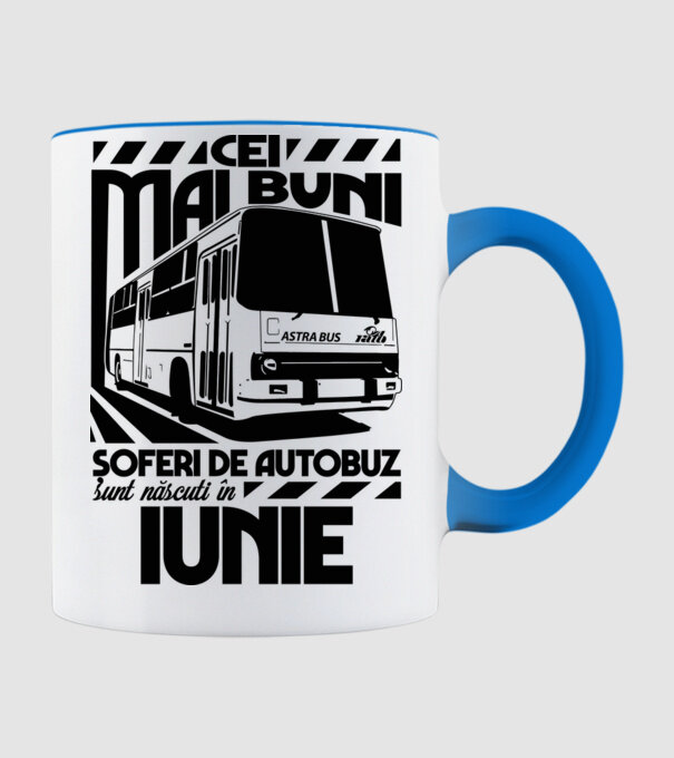 Cei mai buni șoferi de autobuz sunt născuți în Iunie model albastru deschis pe tricou