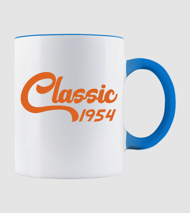 1954 Classic model albastru deschis pe tricou
