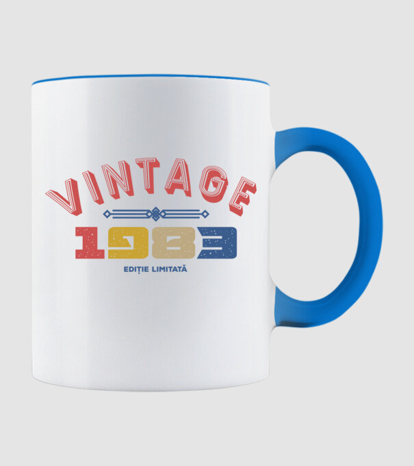 1983 Ediție limitată model albastru deschis pe tricou