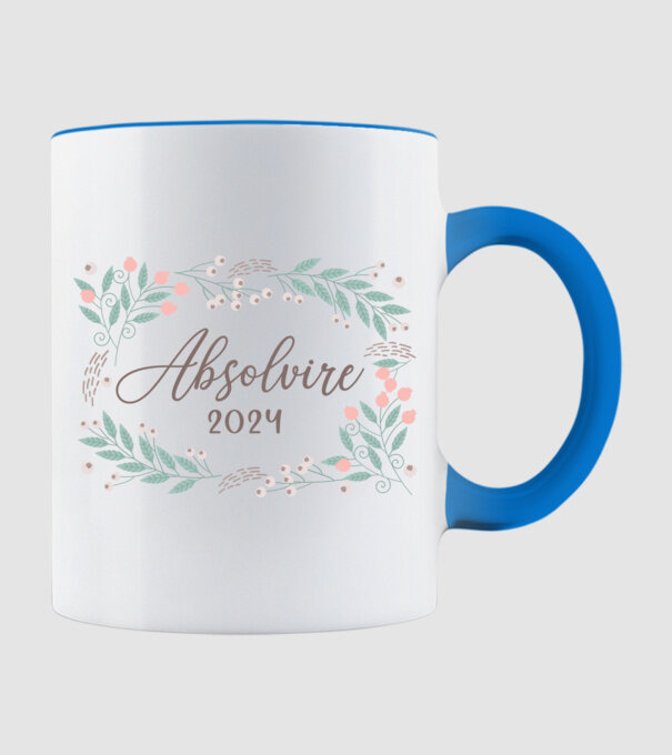 Absolvire 2024 model albastru deschis pe tricou