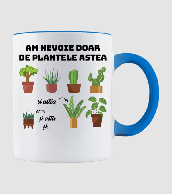 am nevoie doar de plantele astea  model albastru deschis pe tricou