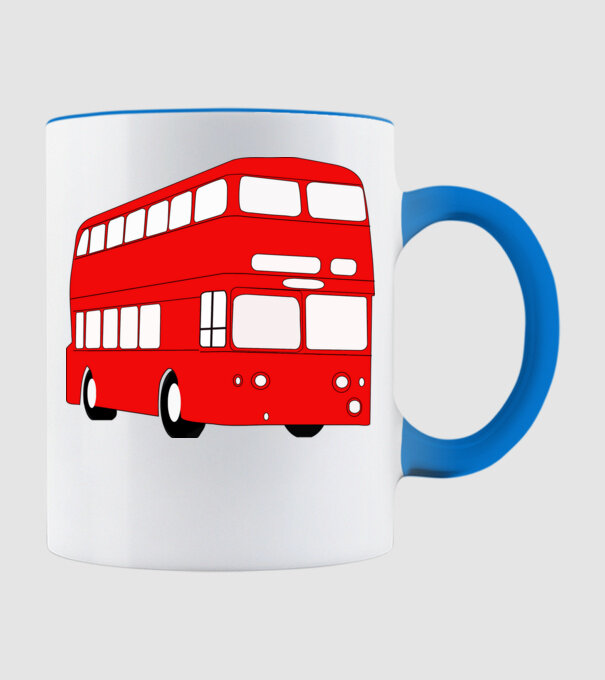Autobuze model albastru deschis pe tricou