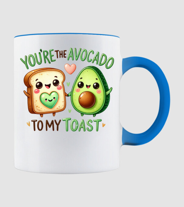 Avocado to my Toast model albastru deschis pe tricou