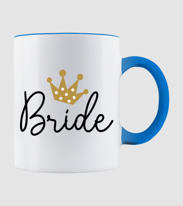 Bride princess model albastru deschis pe tricou
